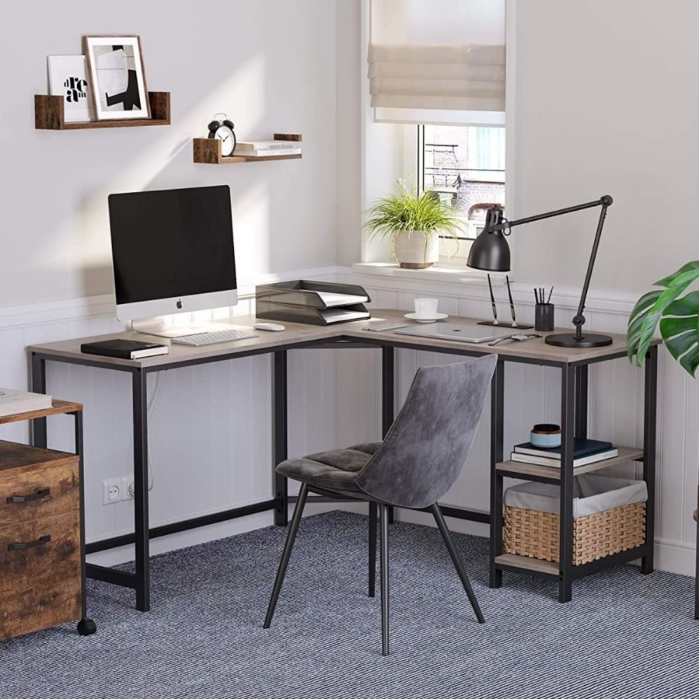 LWS-02 | L-Shaped Work Station Table